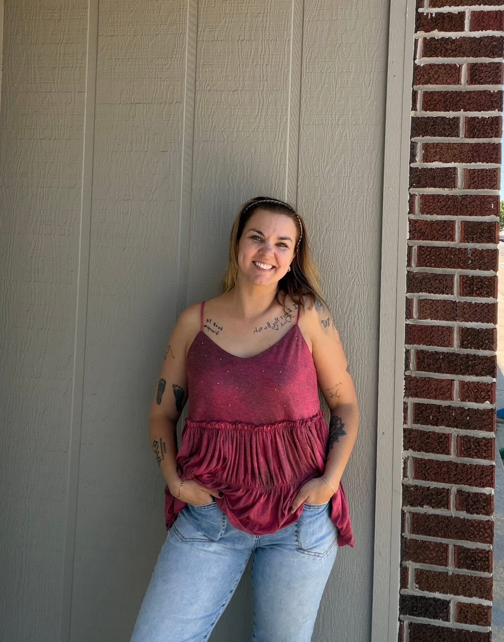 Ruffled Diamond Tank