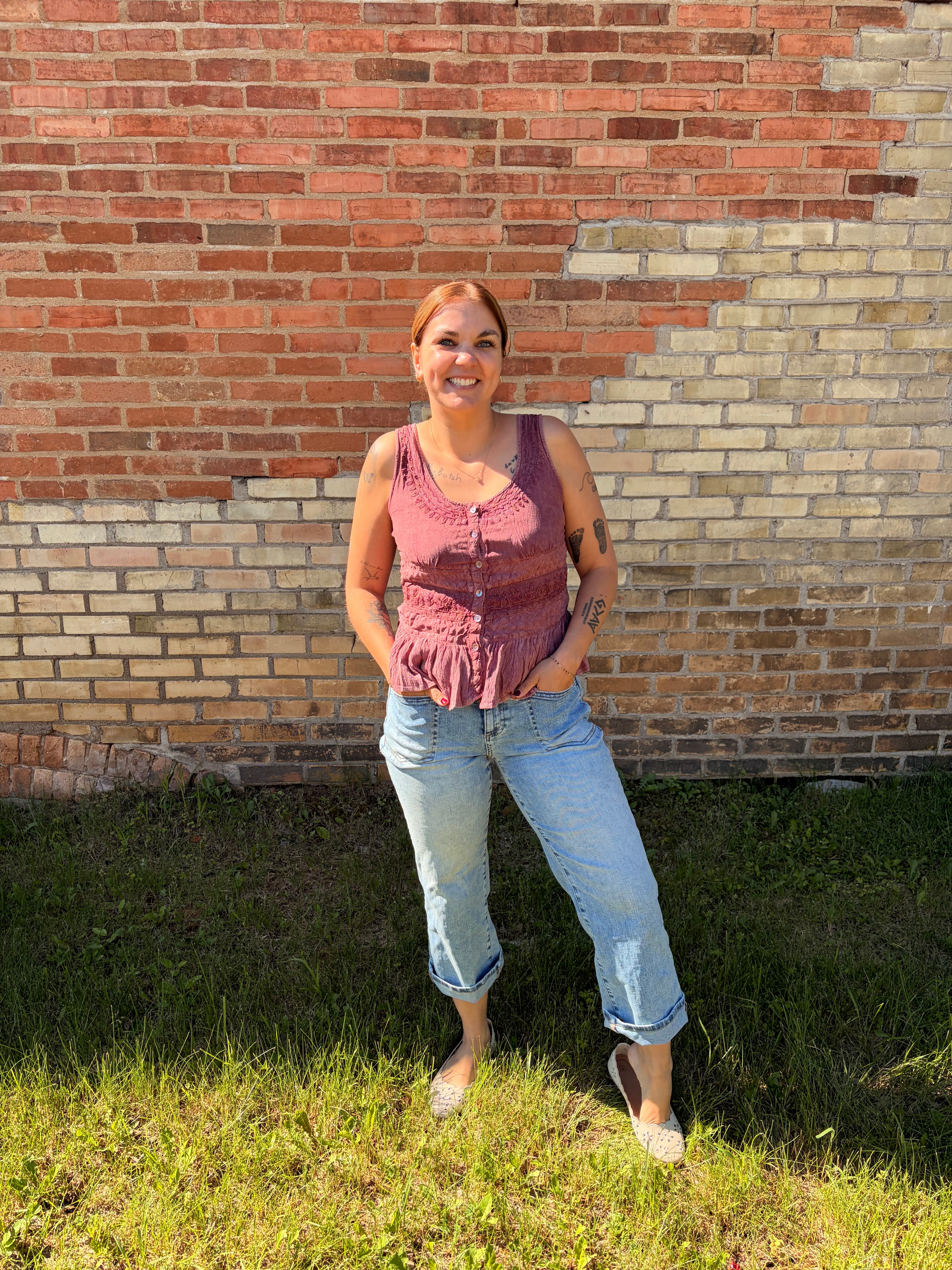 Vintage Peplum Tank