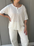 Henley Ribbed Top