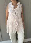 Floral Ruffle Tunic