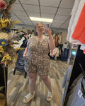 Leopard Print Romper