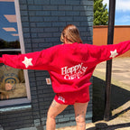 Red USA Happy Camp3r sweatshirt