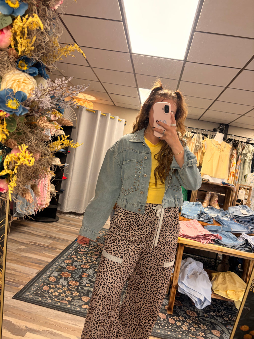 Studded Denim Jacket