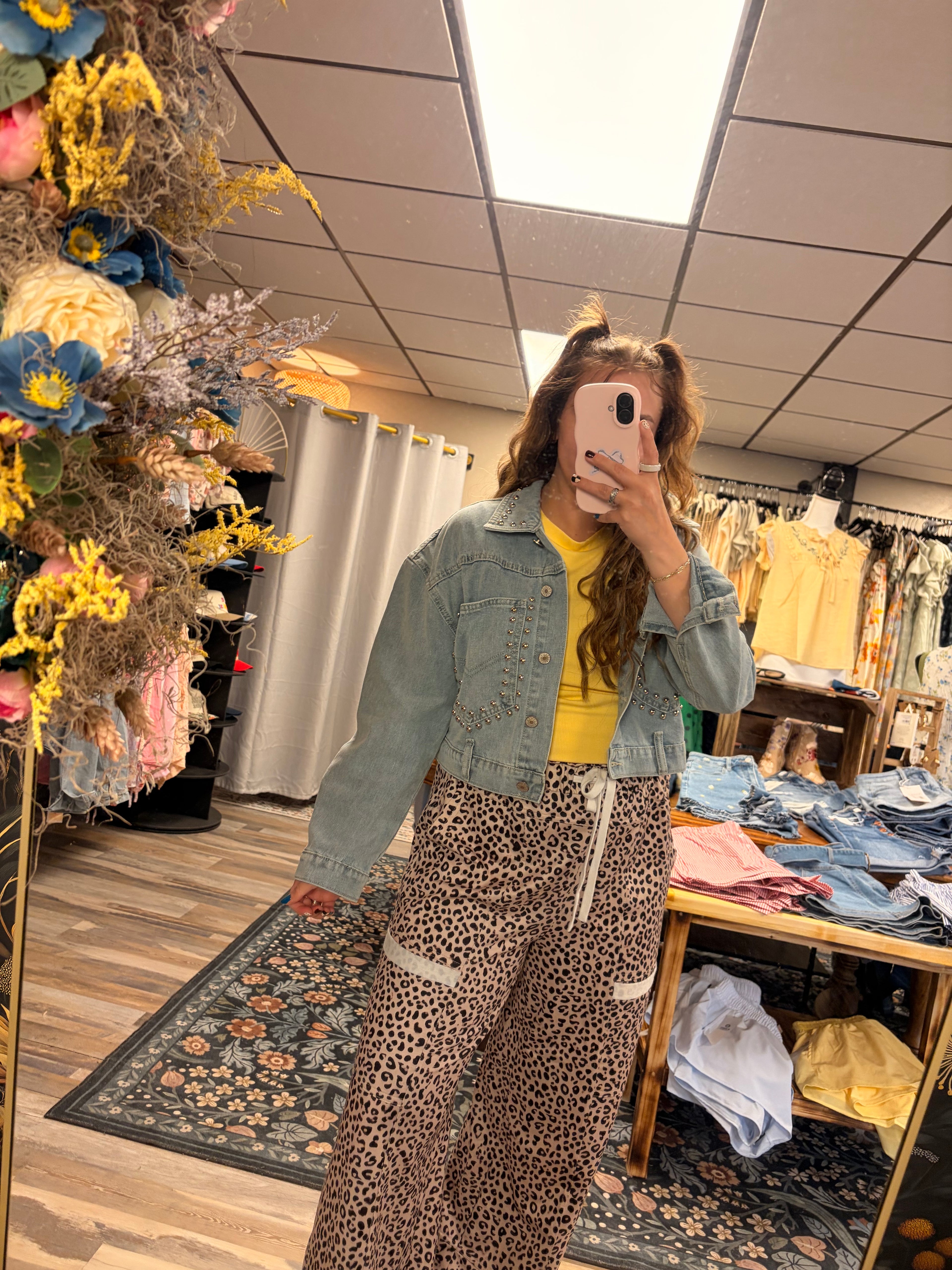 Studded Denim Jacket